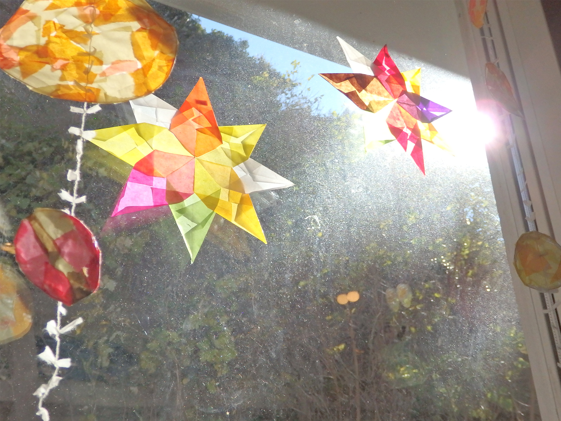 トランスパレント　工作　星